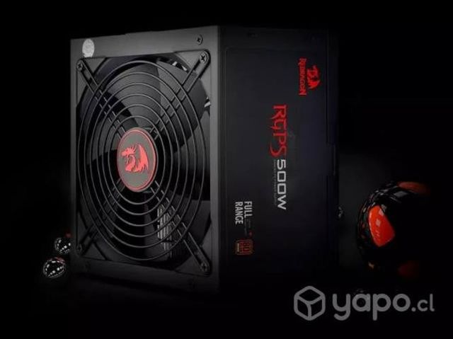 Fuente De Poder Redragon Gamer 500w 80 Plus Bronze
