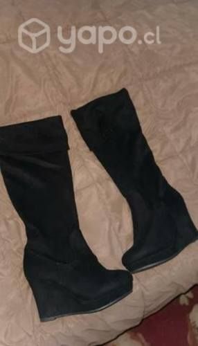Botas largas con taco divinas
