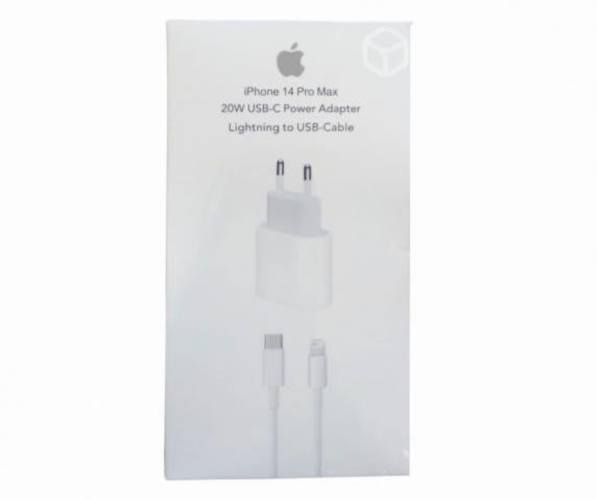 Cargador Carga Rápida 14 Pro Max Iphone Cable y Ad