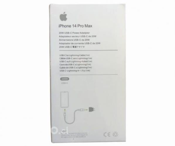 Cargador Carga Rápida 14 Pro Max Iphone Cable y Ad