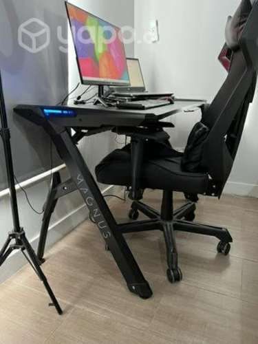 Escritorio y silla Gamer Marca Magnus