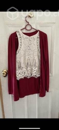 Cardigan / Tapado + polera