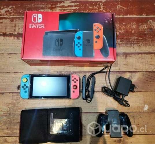 Nintendo switch v2 20 juegos con 2 sd 256gb