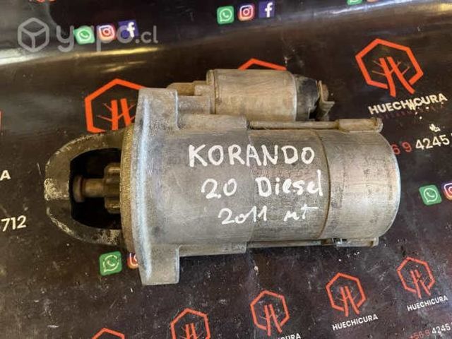 Motor de partidaSsangyong Korando 2.0 Diesel 2011