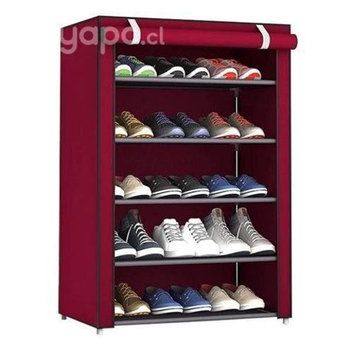 Zapatero Organizador Hogar Tela 5 Niveles Red Wine