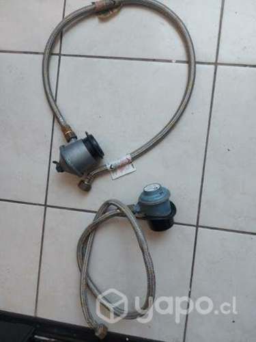 Regulador de gas incluye flexible