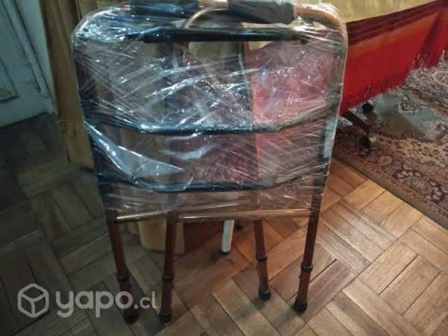 Andador plegable, ajustable altura,