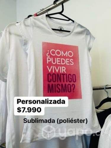 Poleras sublimadas
