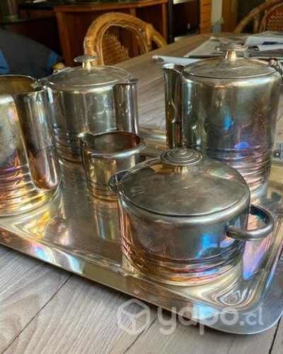 Antiguo y hermoso juego de te Christofle Art Deco