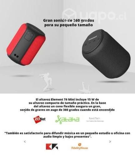 Parlante Bluetoooth 15W Tronsmart Element T6 Mini