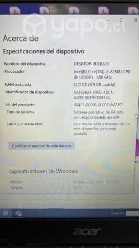 Computador ACER I5 ASPIRE