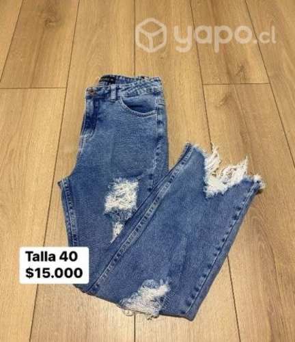 Jeans efesis rasgados