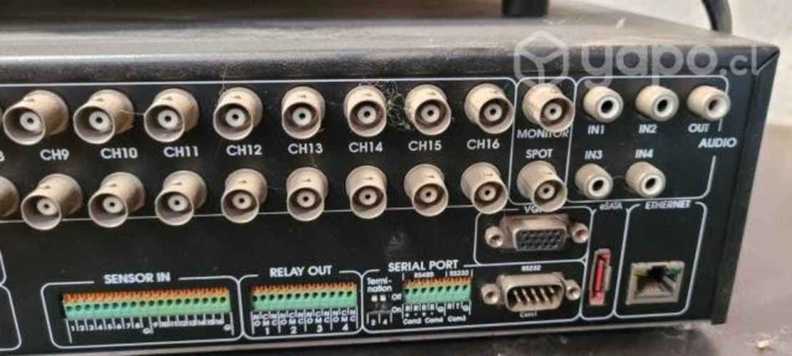 Dvr samsung con disco duro + 6 camaras con sus cab