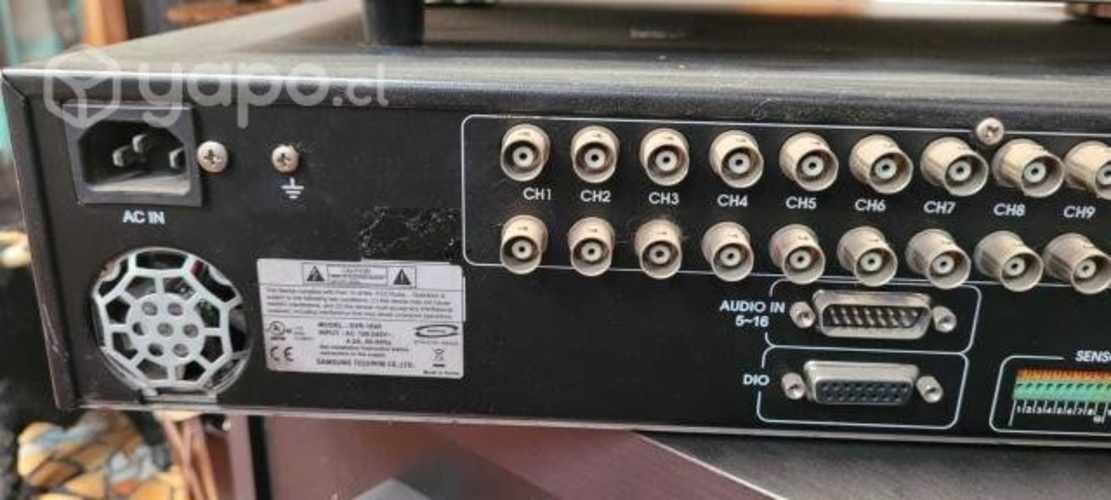 Dvr samsung con disco duro + 6 camaras con sus cab