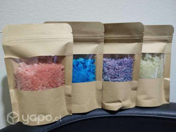 Sales de baño, recuerdos