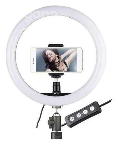 Aro de luz led grande 31cm con trípode 2.1m TikTok