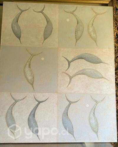 Cuadro pintura chilena Matus Pinto D Aguiar 1999