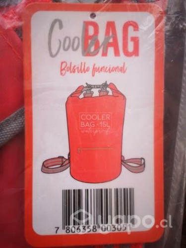 COOLER tipo bolso, impermeable con capaci