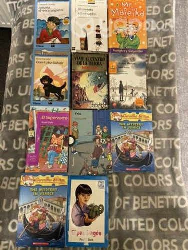 Lote de libros escolares