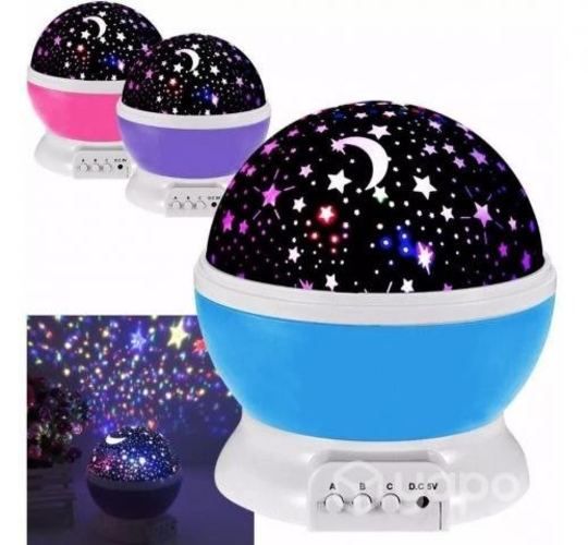 Lampara led proyector estrellas espanta cuco