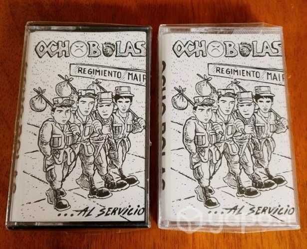 Cassette Ocho Bolas ".Al Servicio" (cromo)