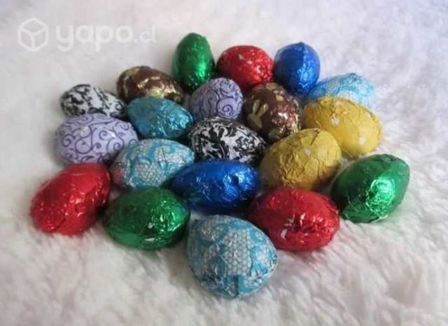 Huevitos de chocolate sin gluten, sin leche, o s/a