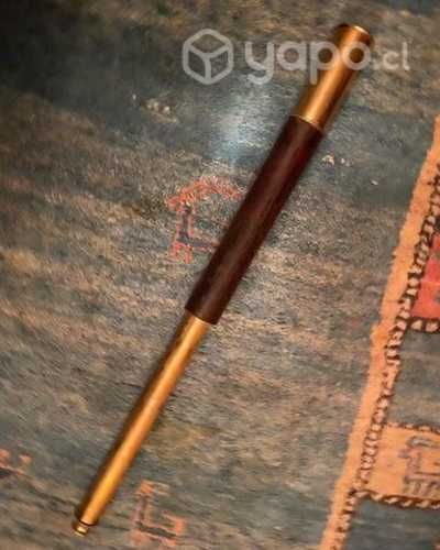 Antiguo gran catalejo naval inglés siglo XIX