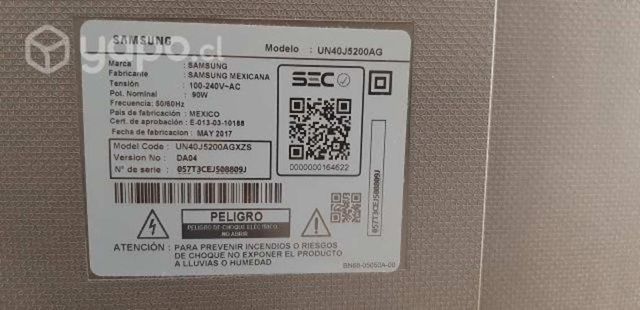 Televisor Samsung 40" Modelo UN40J5200AG