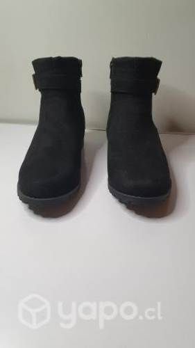Botines Negros Index Sin Taco