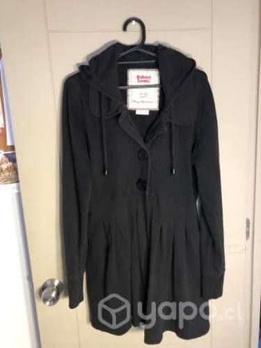 Abrigo negro - talla L, mujer