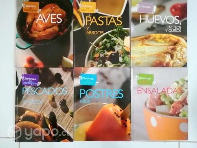 Libros de cocina  9 tomos