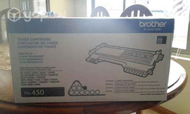 Toner brother tn-450 sello original color negro