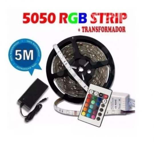 Cinta Tira Led 5050 Rgb 5mt Control Remoto Doco Ho