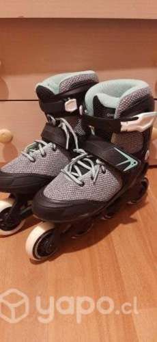 Patines de un solo uso marca oxelo, talla 37