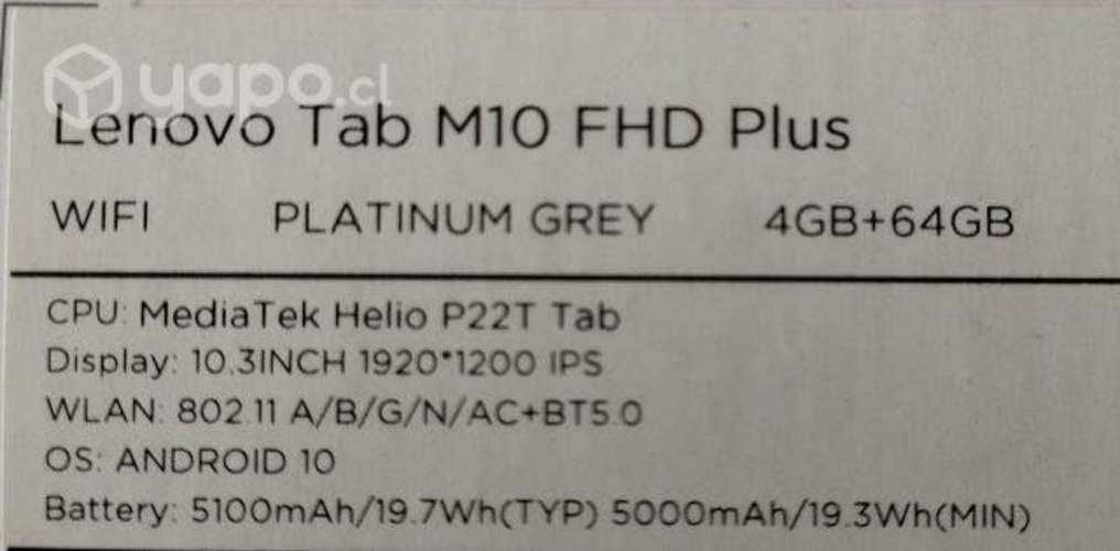 Lenovo Tab M10 FDH Plus
