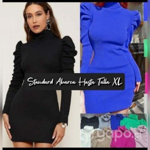 Vestido Lanilla Hombros Princesa