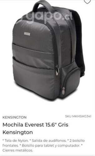 Mochila Everest 15.6" 25lts Kensington