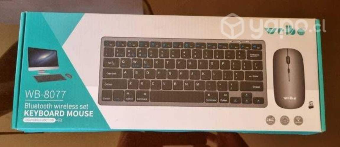Teclado y mouse inalámbrico Weibo WB-8077 NUEVO