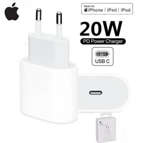 Combo Base De Carga 20w + Cable Lightning a USB-C
