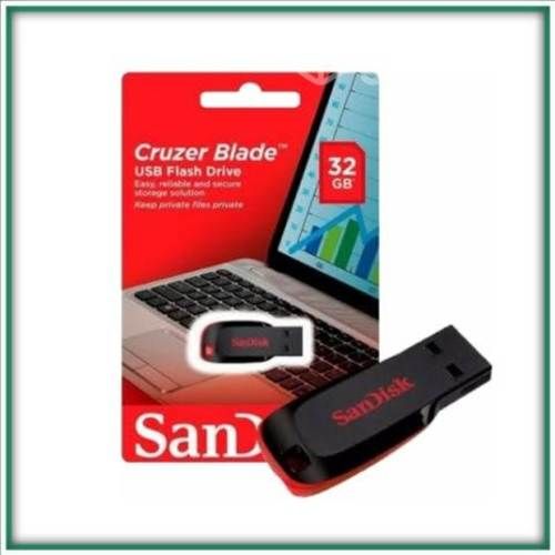Pendrive sandisk cruzer 2.0 13 32 64 y 128GB
