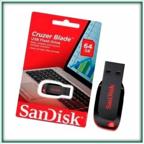 Pendrive sandisk cruzer 2.0 13 32 64 y 128GB
