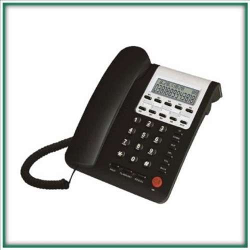 Reloj con visor de llamadas funciones negro