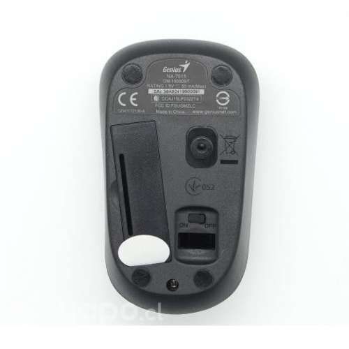 Mouse optico inalambrico genius usb, nx-7015, negr