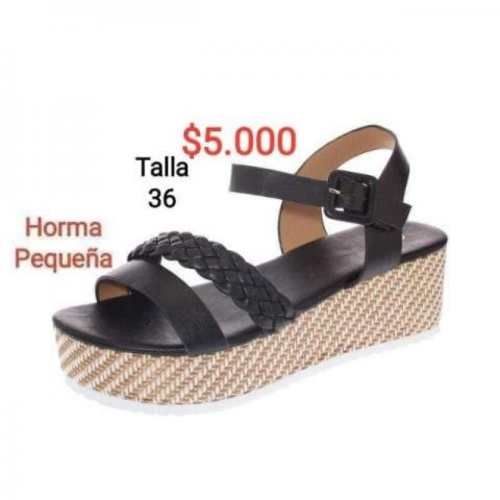 Sandalia.. Negra 36- beige 36 y café 36 - 41