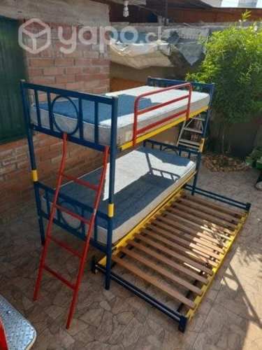 Camarote con cama nido 1 plaza