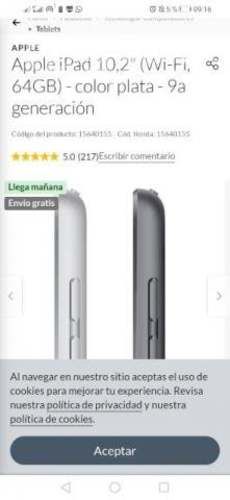 Ipad 9 generacion