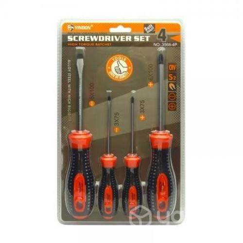 Atornilladores Destornilladores Set De 4 con punta
