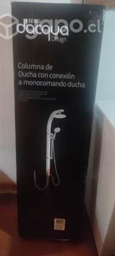 Columna de ducha con conexion a monomando