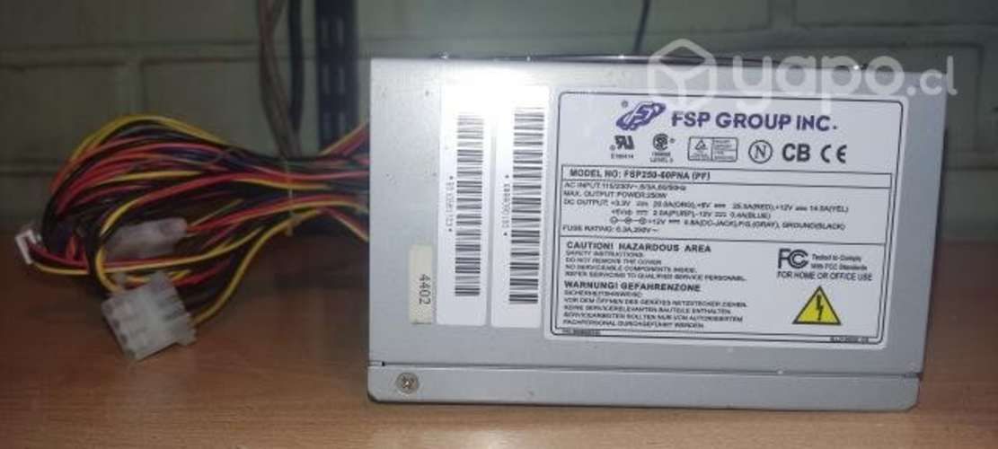 FUENTE PODER BARATO PARA Pentium 4, ARCADE Y EXPER