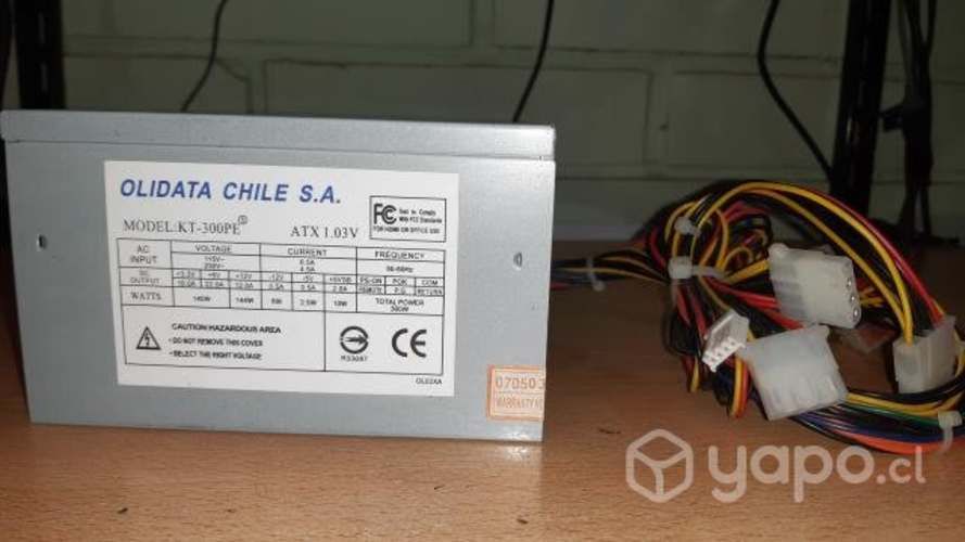 FUENTE PODER BARATO PARA Pentium 4, ARCADE Y EXPER